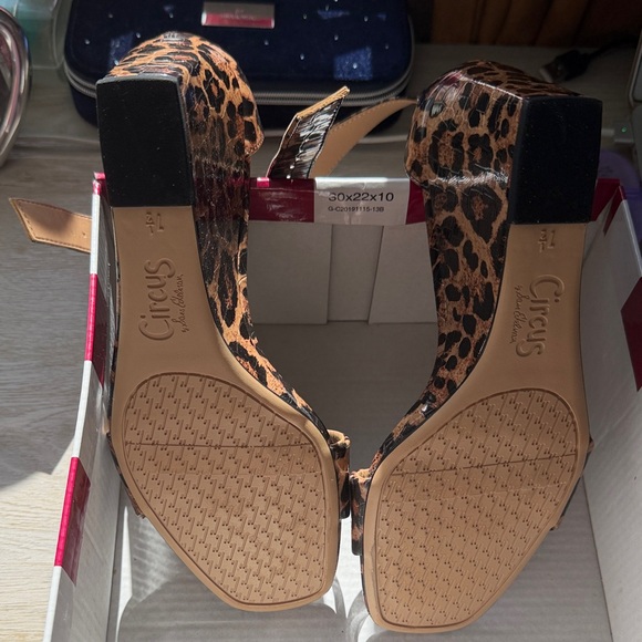 Circus by Sam Edelman Leopard Brown Heels - NWT Never been worn - Picture 2 of 13